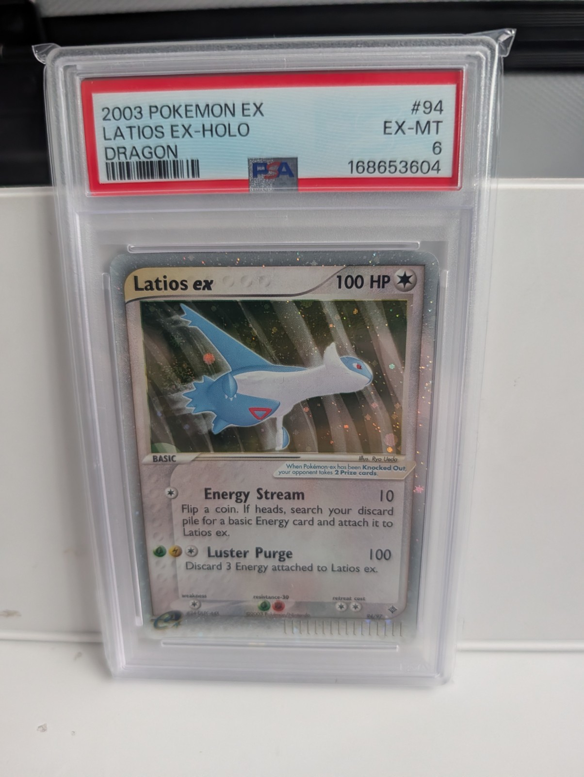 Latios EX 2003 Dragon 94/97 PSA 6 Near Mint Pokemon Card