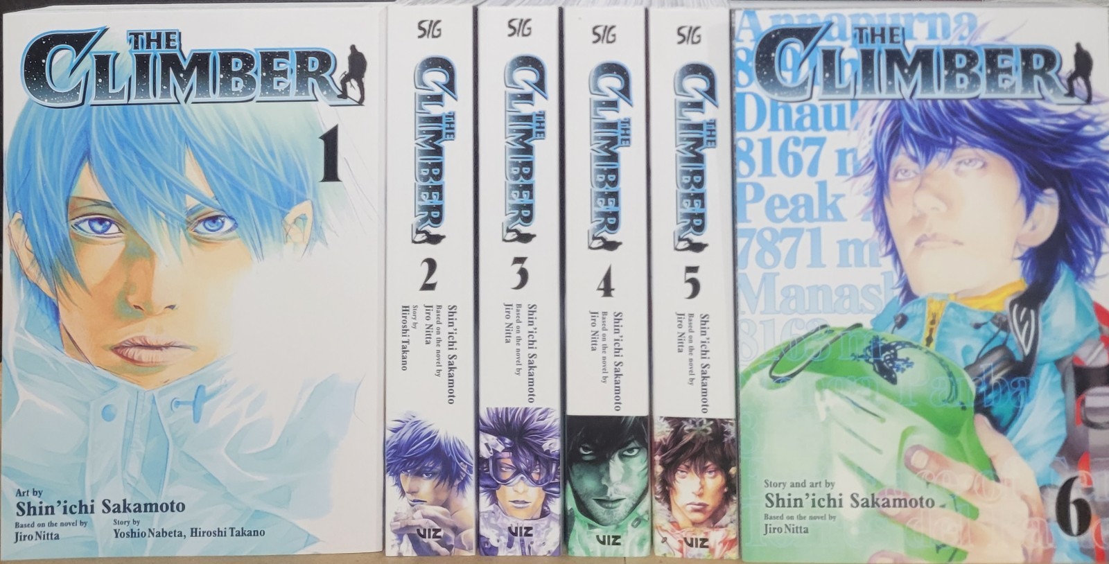 The Climber Manga Volumes 1-6 Authentic English Viz Media Graphic Novels New 