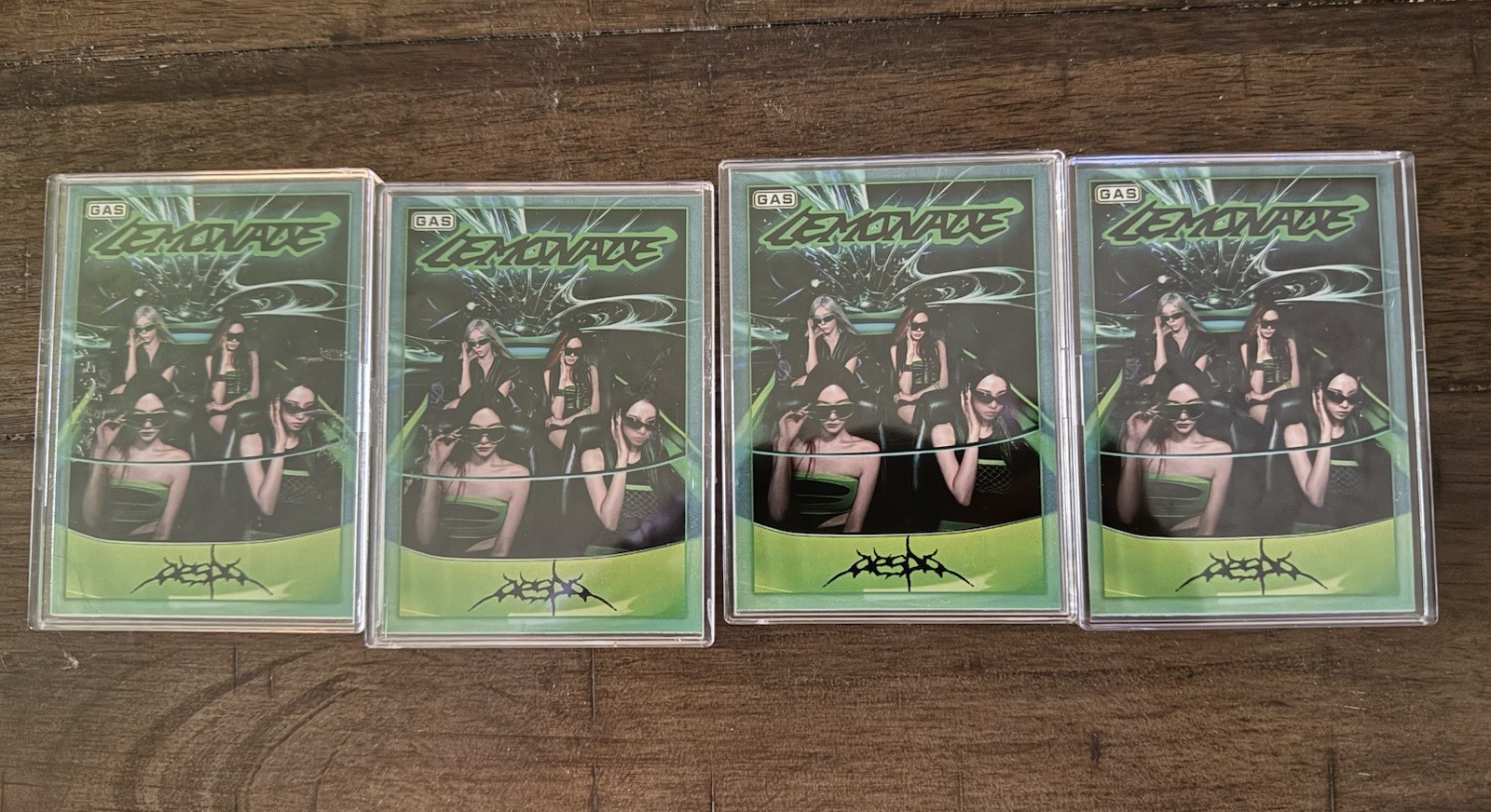 aespa x GAS Trading Cards Lemonade Complex LA Complete 5 Card Base Set (A1-A5)