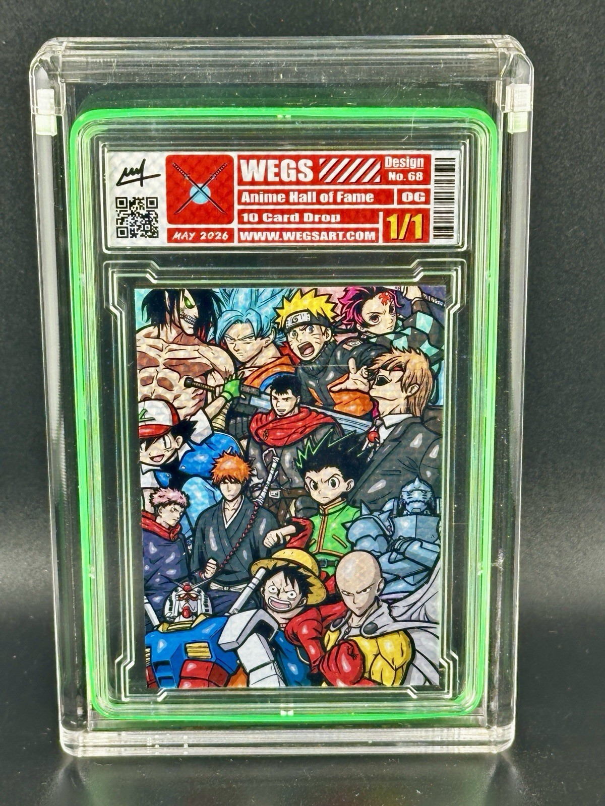Wegs, Anime Game Hall Of Fame, Variation: Snakeskin, Art Card, 1/1, 2026
