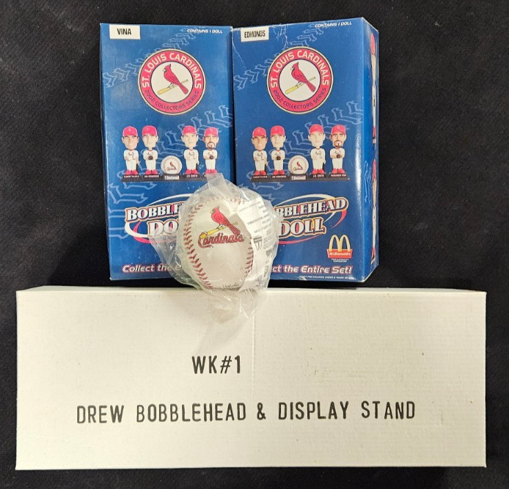 2002 McDonalds St Louis Cardinals Bobbleheads Set Missing Albert Pujols 2002 McDonalds St Louis Cardinals Bobbleheads Set Missing Albert Pujols