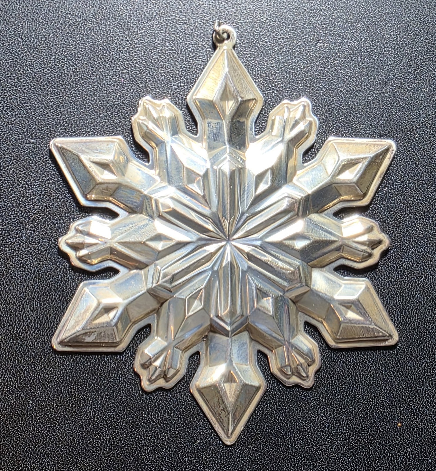 2002 Gorham Sterling Silver Snowflake Ornament