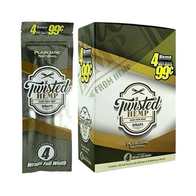 Twisted H Organic All Natural Wraps | Plain Jane | 60 Wraps
