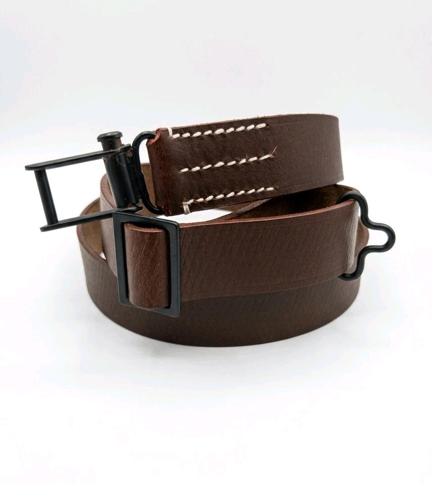 WW1 WWI German 98 Mauser Leather Brown Sling for Gewehr M98 Handmade Replica WW1 WWI German 98 Mauser Leather Brown Sling for Gewehr M98 Handmade Replica