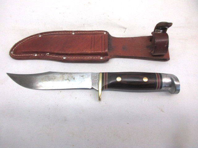 Vtg Western W36 Fixed Blade Hunting Knife, code B, 1978, with original sheath Vtg Western W36 Fixed Blade Hunting Knife, code B, 1978, with original sheath