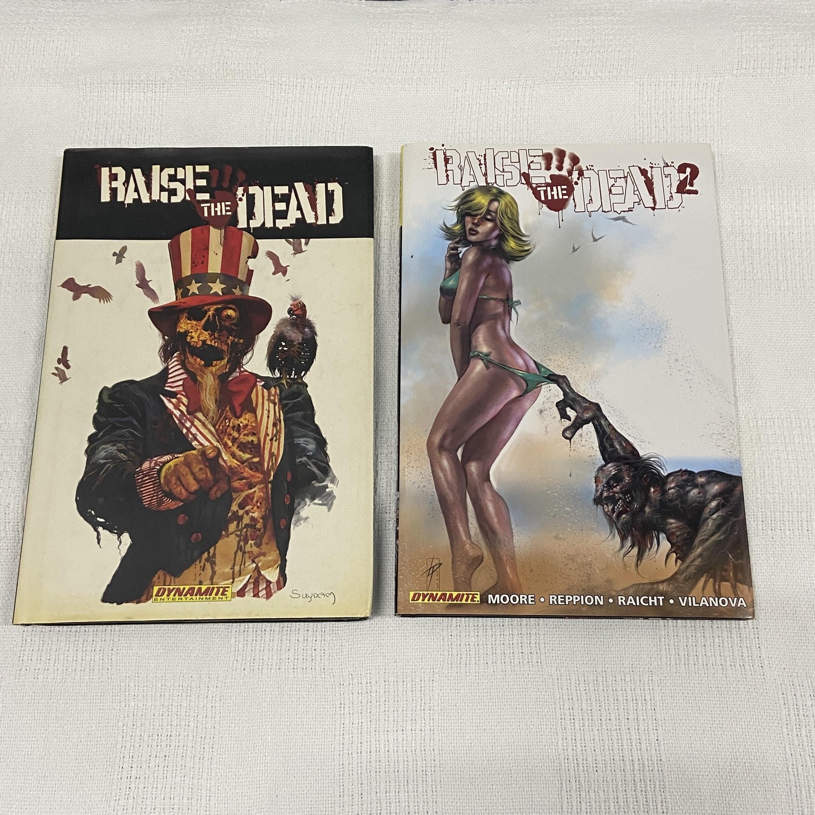 Dynamite Raise The Dead 1 2 Hardcover Graphic Novel Set Horror Zombie Modern Age