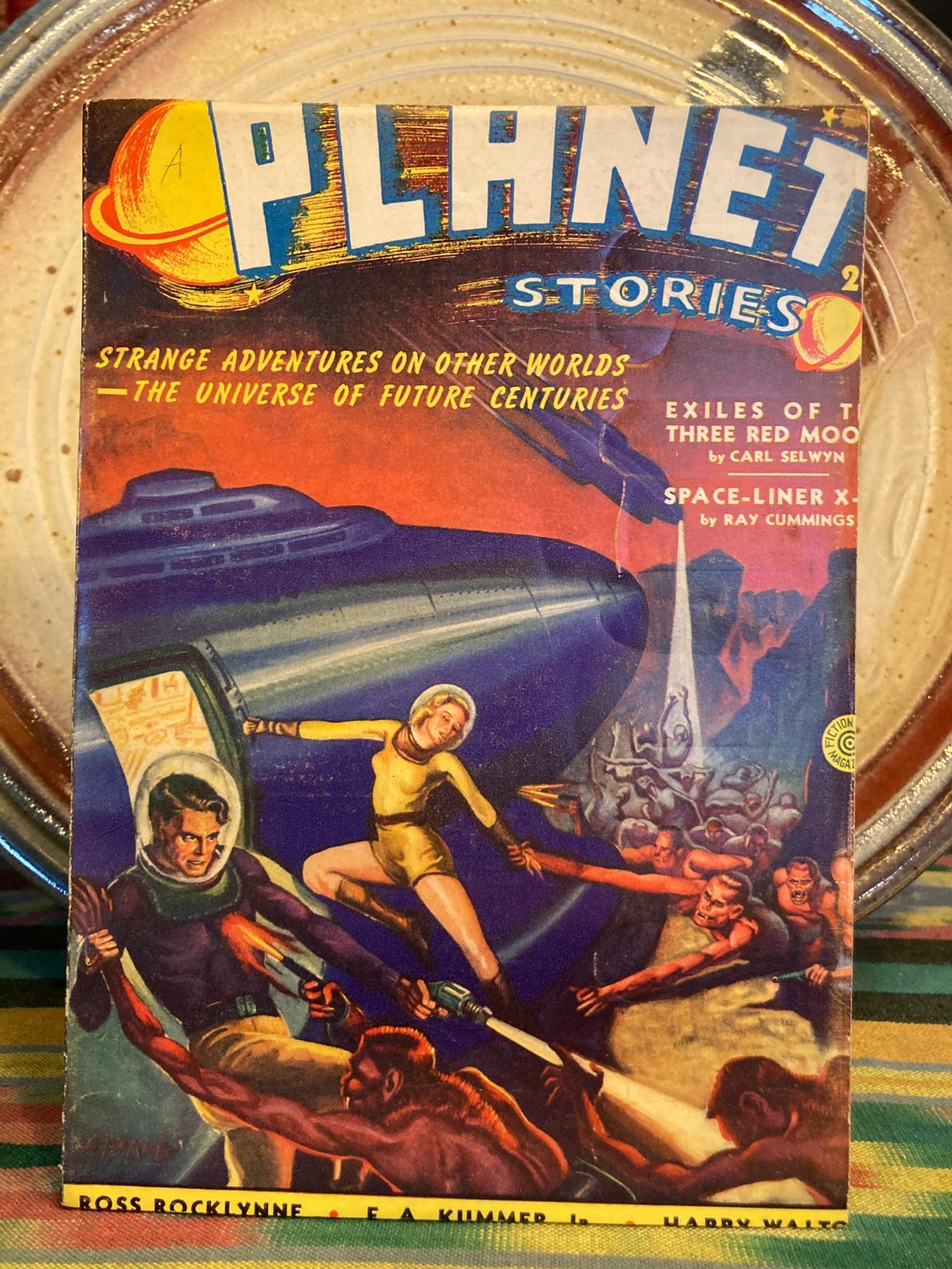 Planet Stories | Summer 1941 Volume 1 Issue 3 | Fiction House | Pulp Sci-Fi
