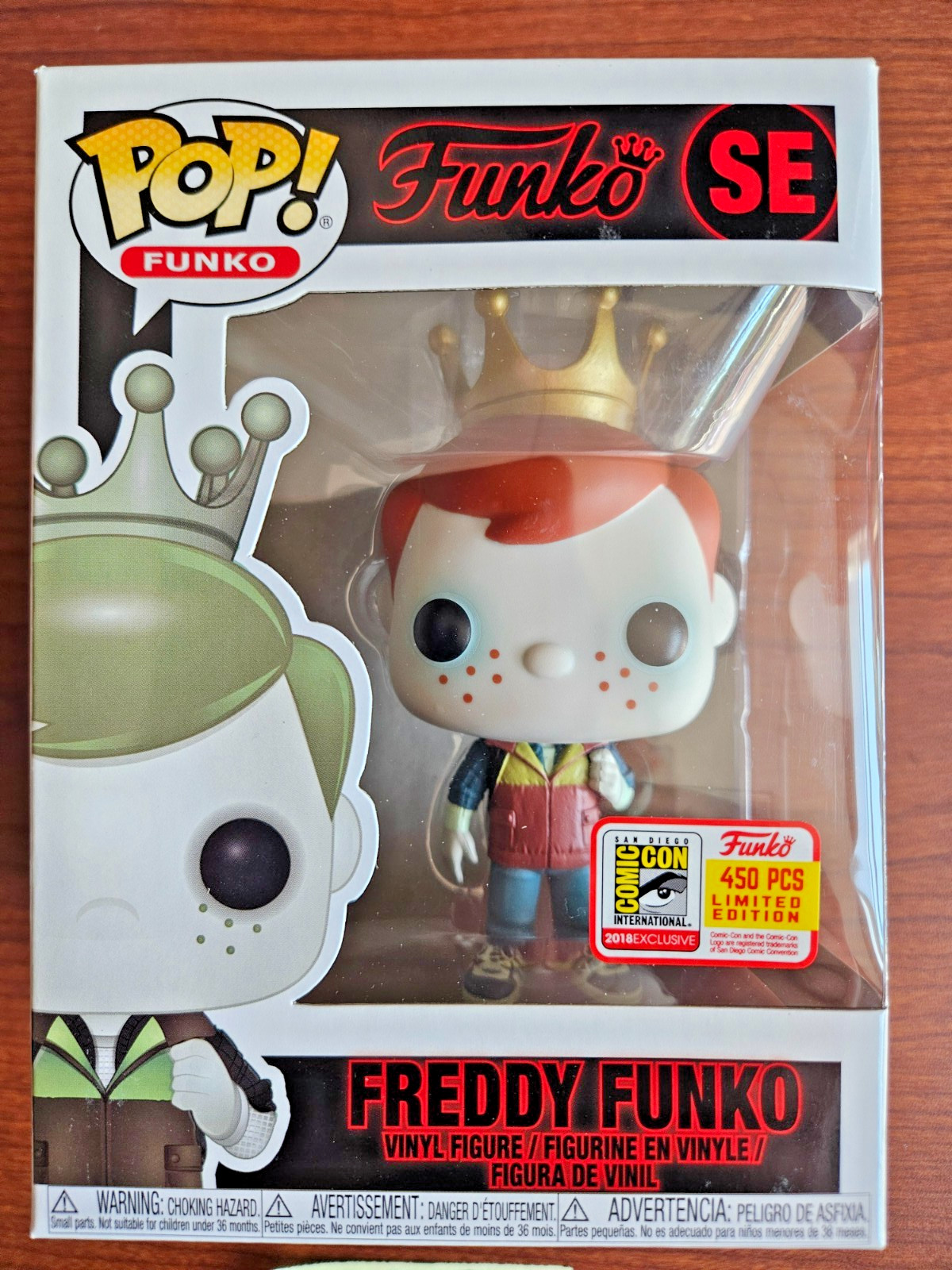 *NEW* 2018 SDCC FREDDY FUNKO AS UPSIDE DOWN WILL LE 450 pcs FUN DAYS SPECIAL ED*