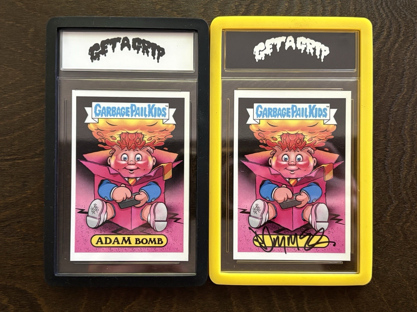 2x Garbage Pail Kids Get a Grip Limited /100 Adam Bomb Slabs GPK 2026 Gross Con