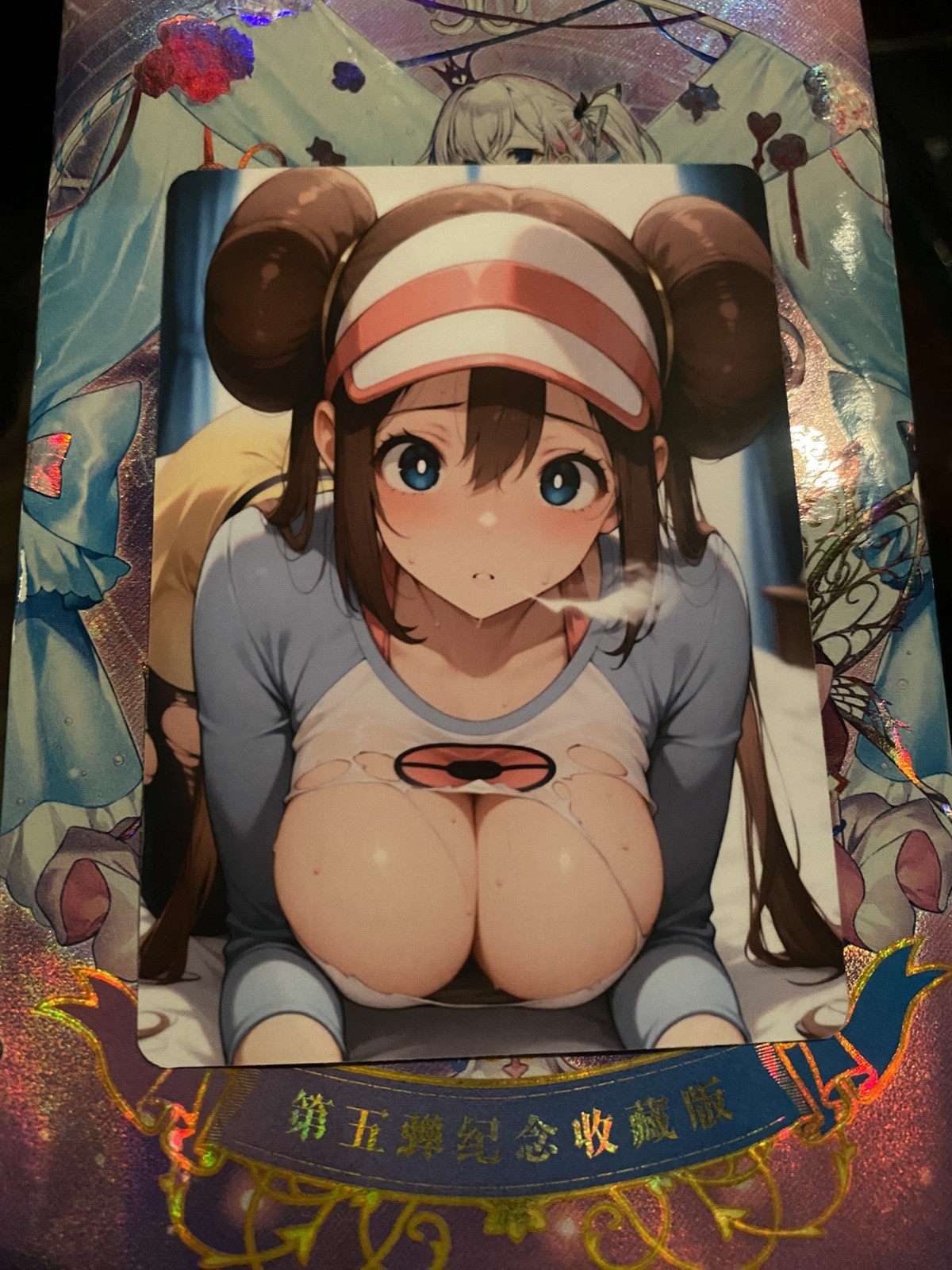 New Rare Rosa Mei - Pokémon Sexy Anime Girl Waifu NSFW Hot Double Sided Card 