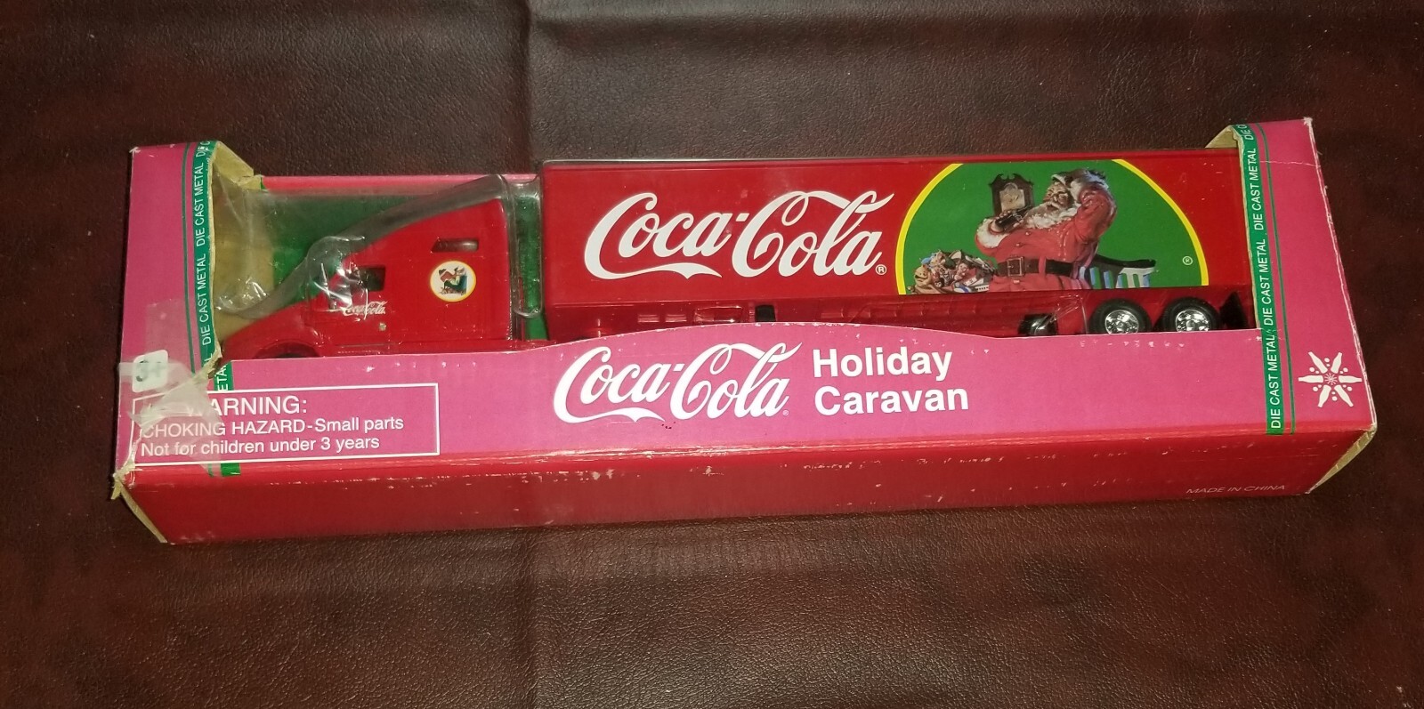🎅Coca-Cola 2008 Holiday Caravan 1:64 Semi Tractor Truck Die Cast Metal Rewards