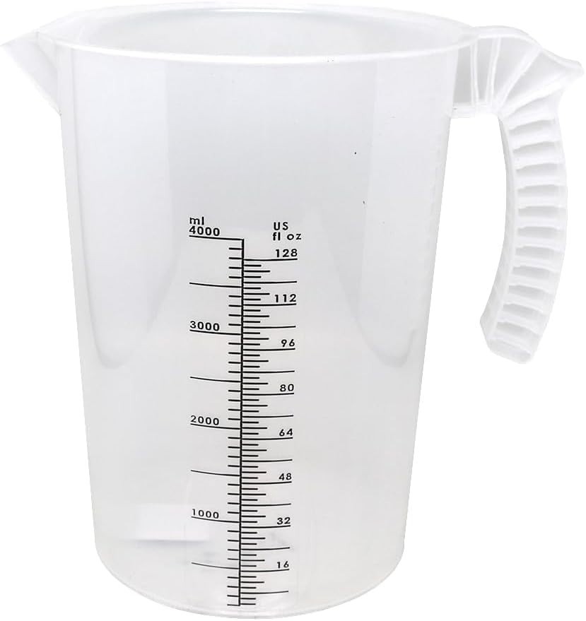 Universal 1 Gallon Measuring Pitcher - Ergonomic & Durable for Precision Pouring