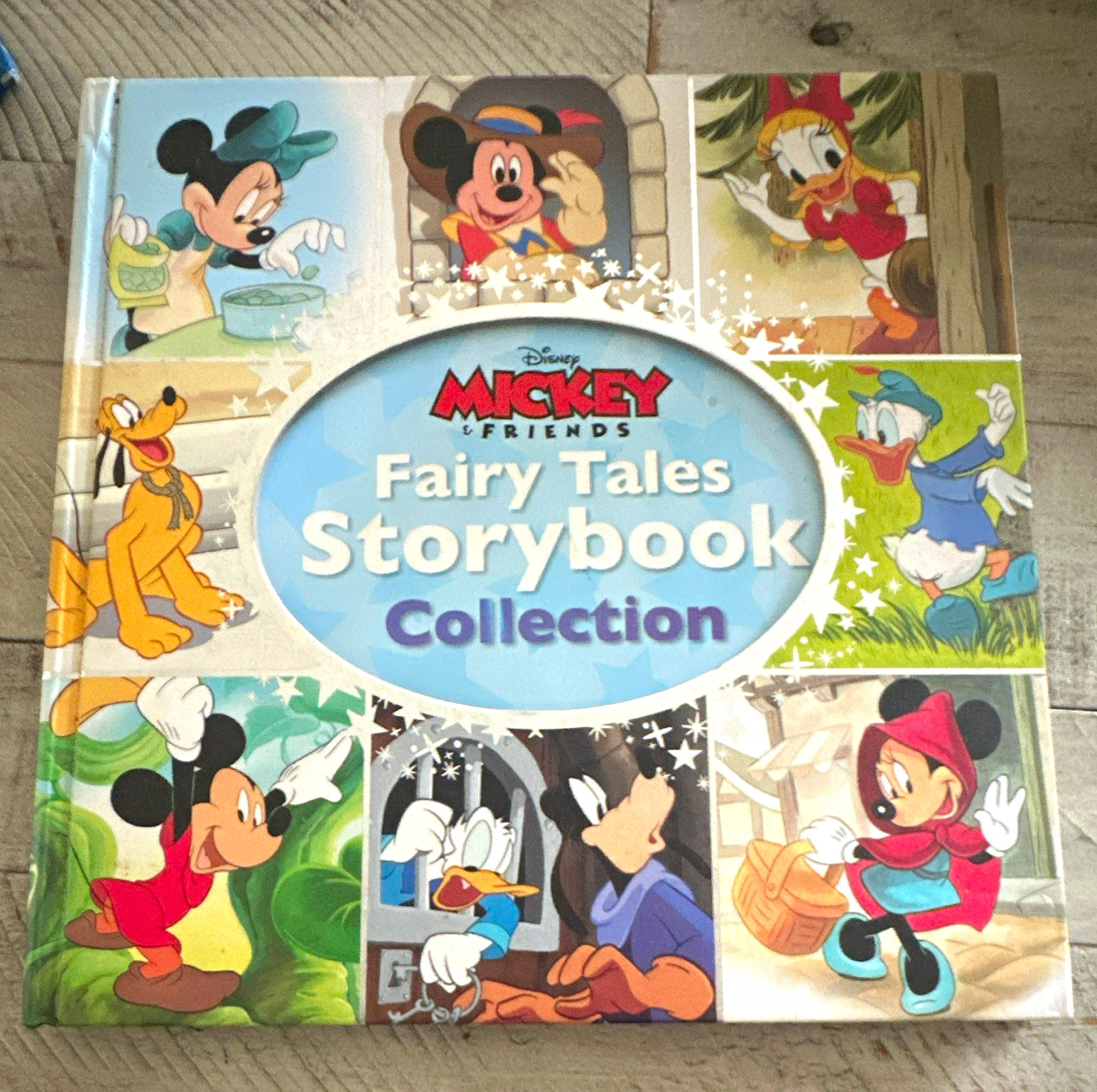 2 Disney Mickey & Friends Fairy Tales Storybook Collection Hardcover(2014)(1998)