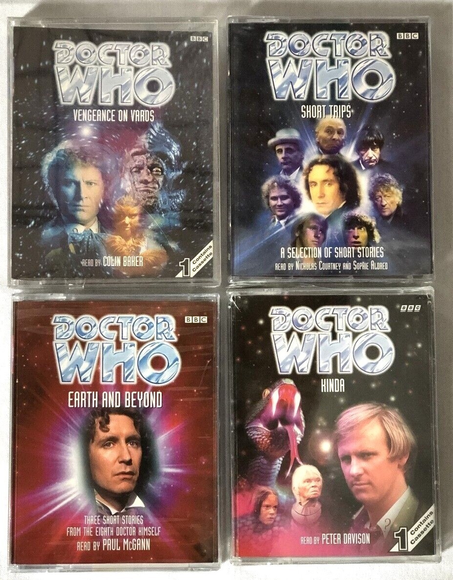 BBC Dr Doctor Who Audio UK Imported Cassette Collection - Set of 4 - Brand New