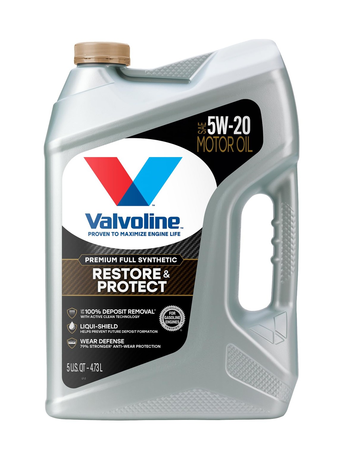 Valvoline Restore Protect 5 QT Full Synthetic Motor Oil Active Clean Technology