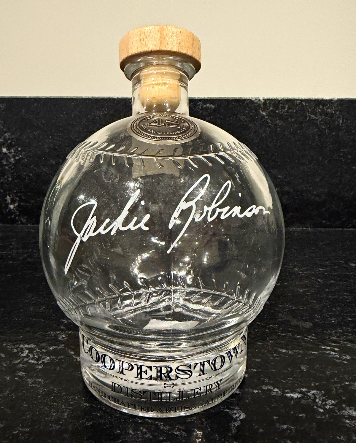Cooperstown Distillery Signature Series Jackie Robinson Decanter New w/Box
