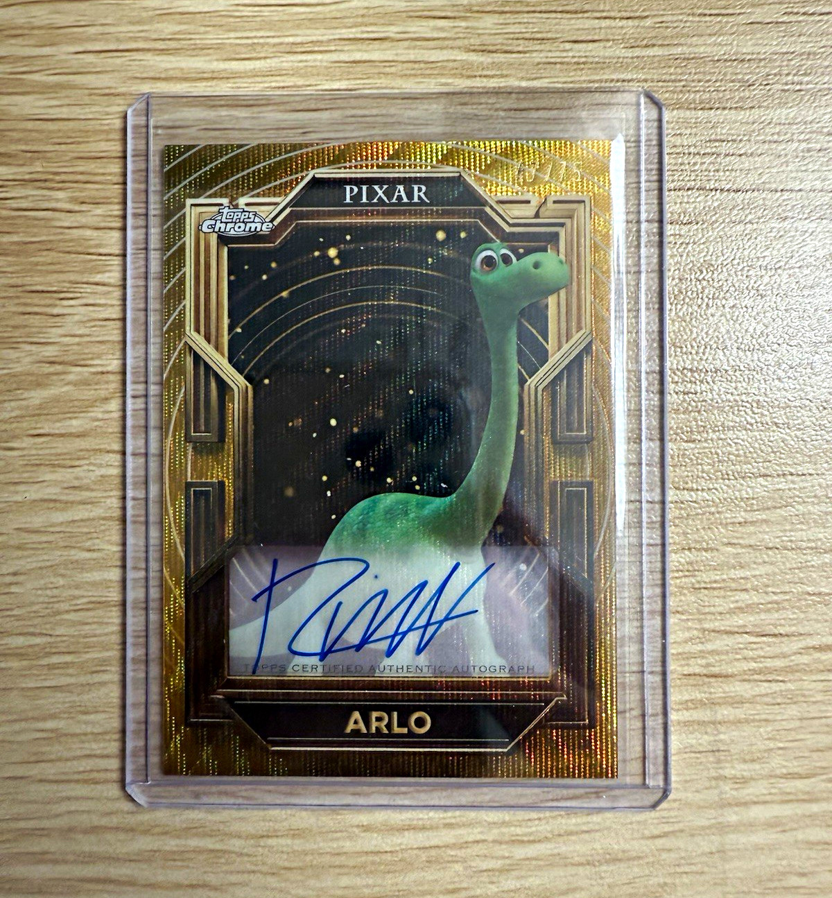 2026 Topps Disney Pixar Gold Arlo AA-RO Autograph Raymond Ochoa /75 