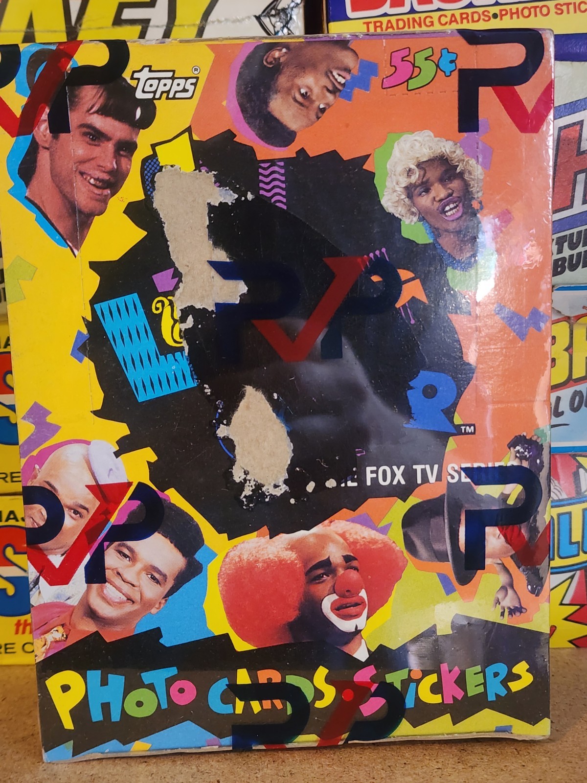 1992 Topps In Living Color X-out Unopened Wax Box 36 Sealed Packs RVP J-Lo RC