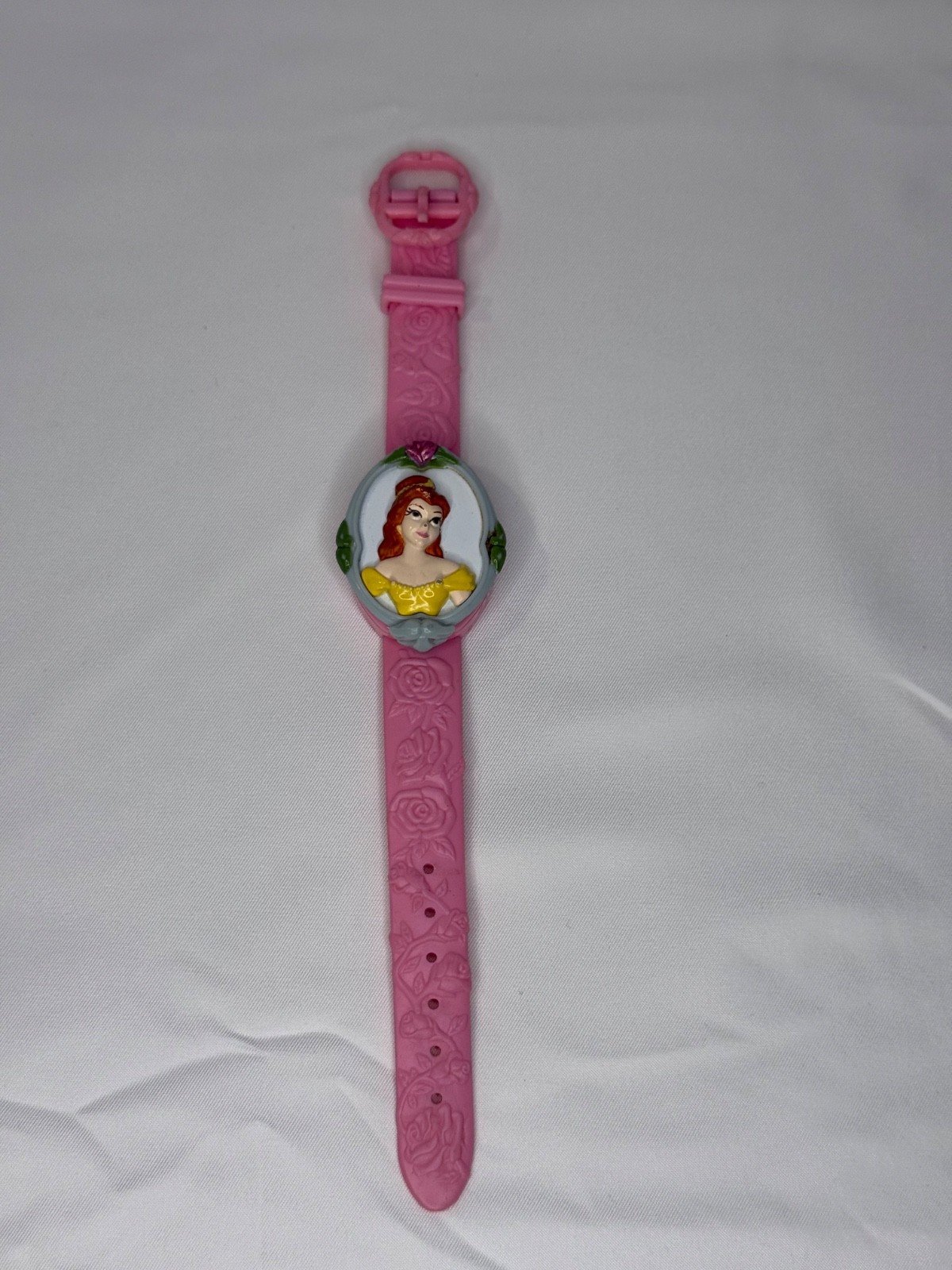 Vintage 1991 Disney Beauty and The Beast Watch Belle Flip Cover