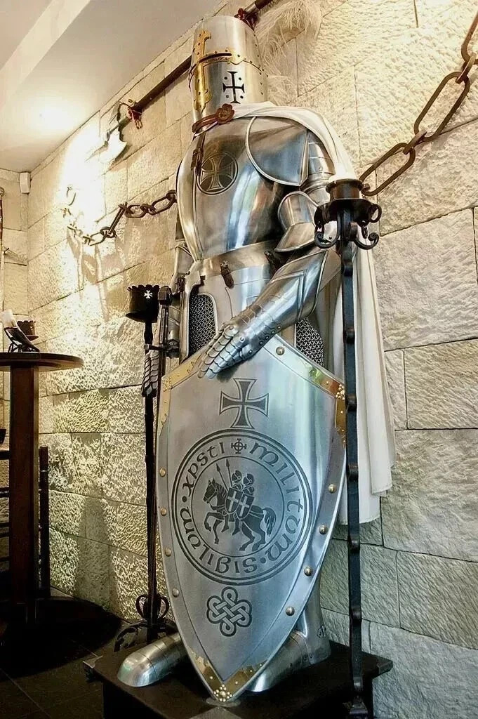 Medieval Knight Wearable Suit Of Armor Crusader Combat Full Body Armor Templar