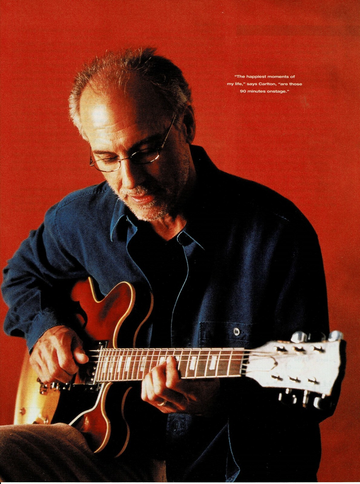 LARRY CARLTON - Music Print Ad Photo - 2003