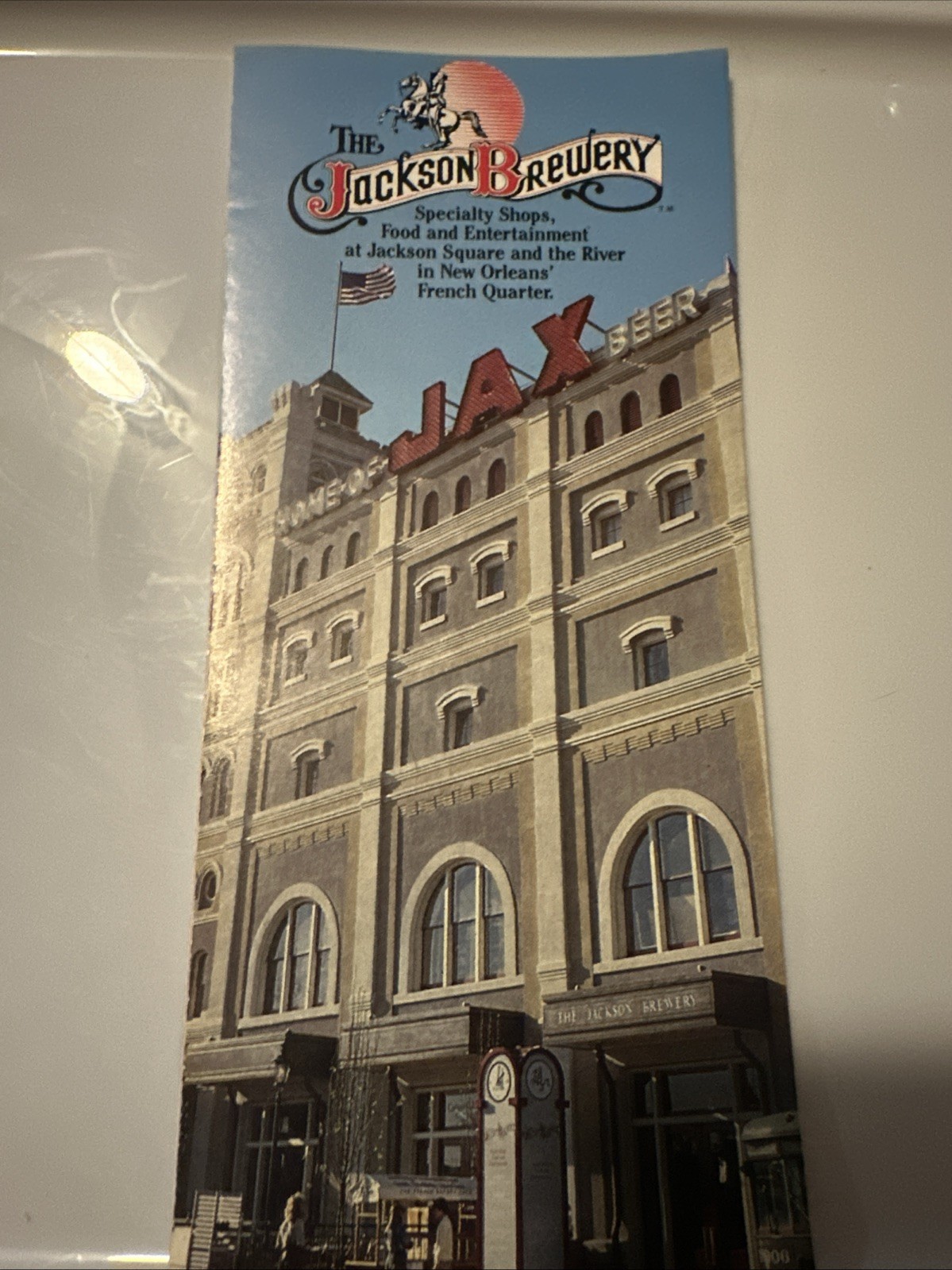 Vintage 1985 The Jackson Brewery Tourism Pamphlet Jaxfest LA Ephemera