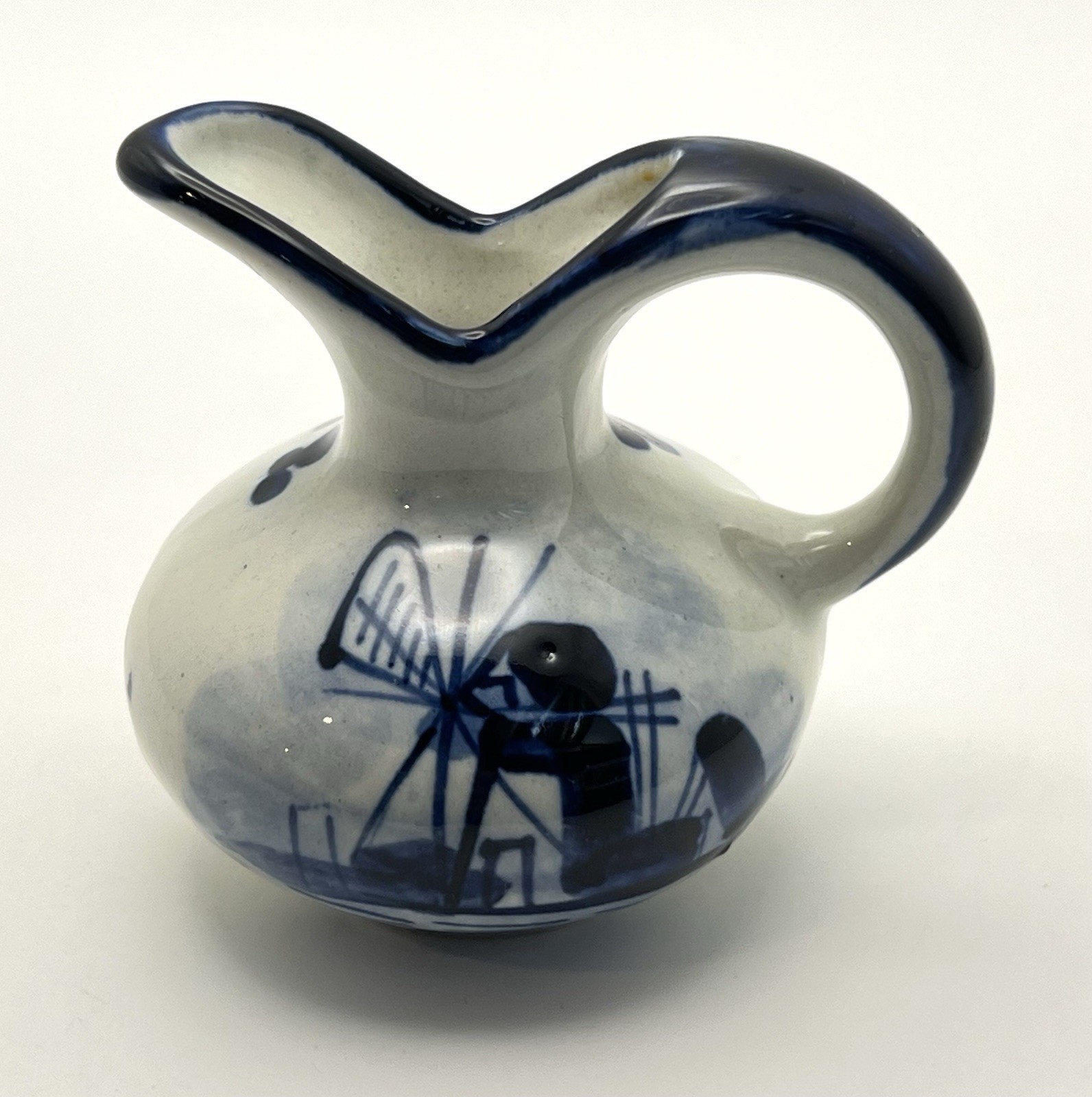 Delft Blue Hand-Painted Mini Pitcher