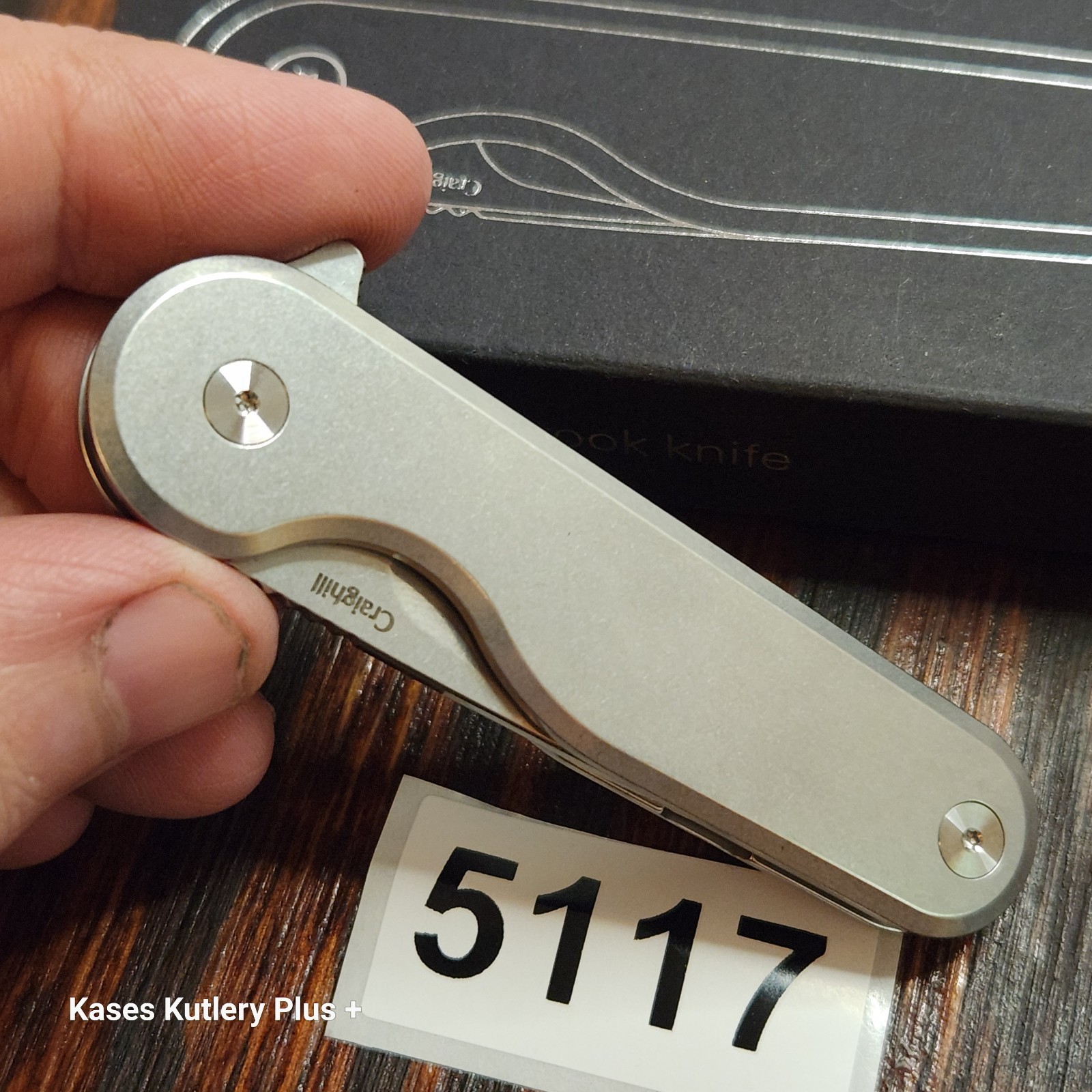 Craighill Rook Frame Lock Knife 3.25\