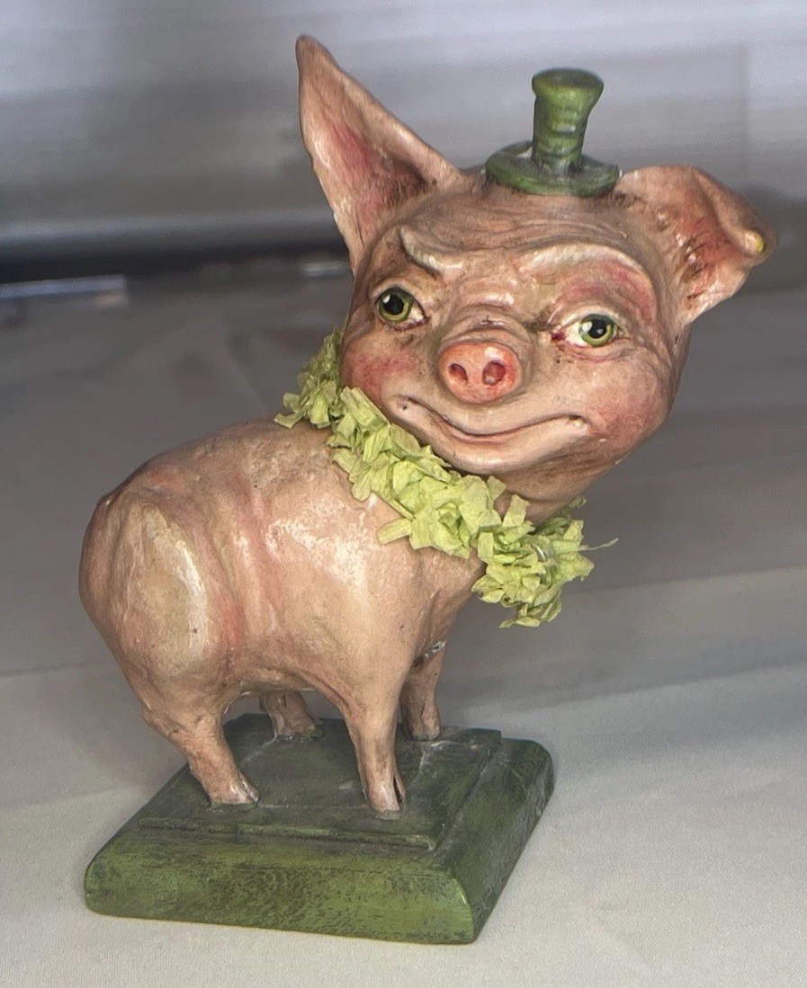 RARE Debra Schoch * AP * HopHopJingleBoo Bethany Lowe St Patty Pig Patrick’s Day