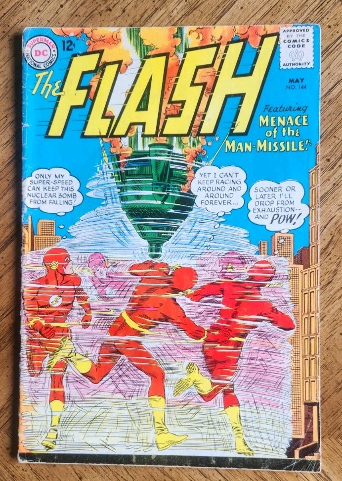 The Flash # 144 (VG- 3.5) 1964 Kid Flash story. .