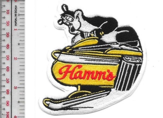 Snowmobile & Beer Hamm\'s Bear Beer Snowmobile Promo Patch Snowmobile & Beer Hamm\'s Bear Beer Snowmobile Promo Patch