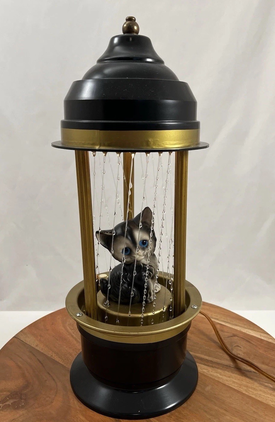 *WORKING**RESTORED* Vintage Oil Rain Lamp. Kitten Mid Century Modern 1960s Retro