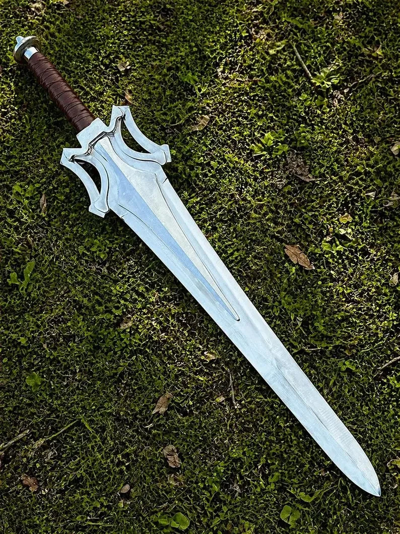Handmade functional He-Man power sword master of universe movie steel blade Handmade functional He-Man power sword master of universe movie steel blade