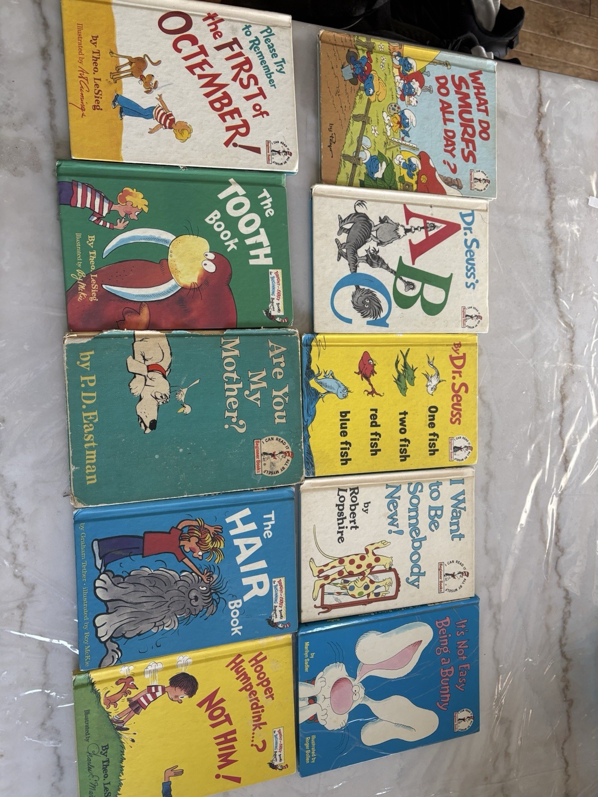 10 Beginner Book Club Edition Hardcover Books 60s-70s Vintage Children\'s Lot