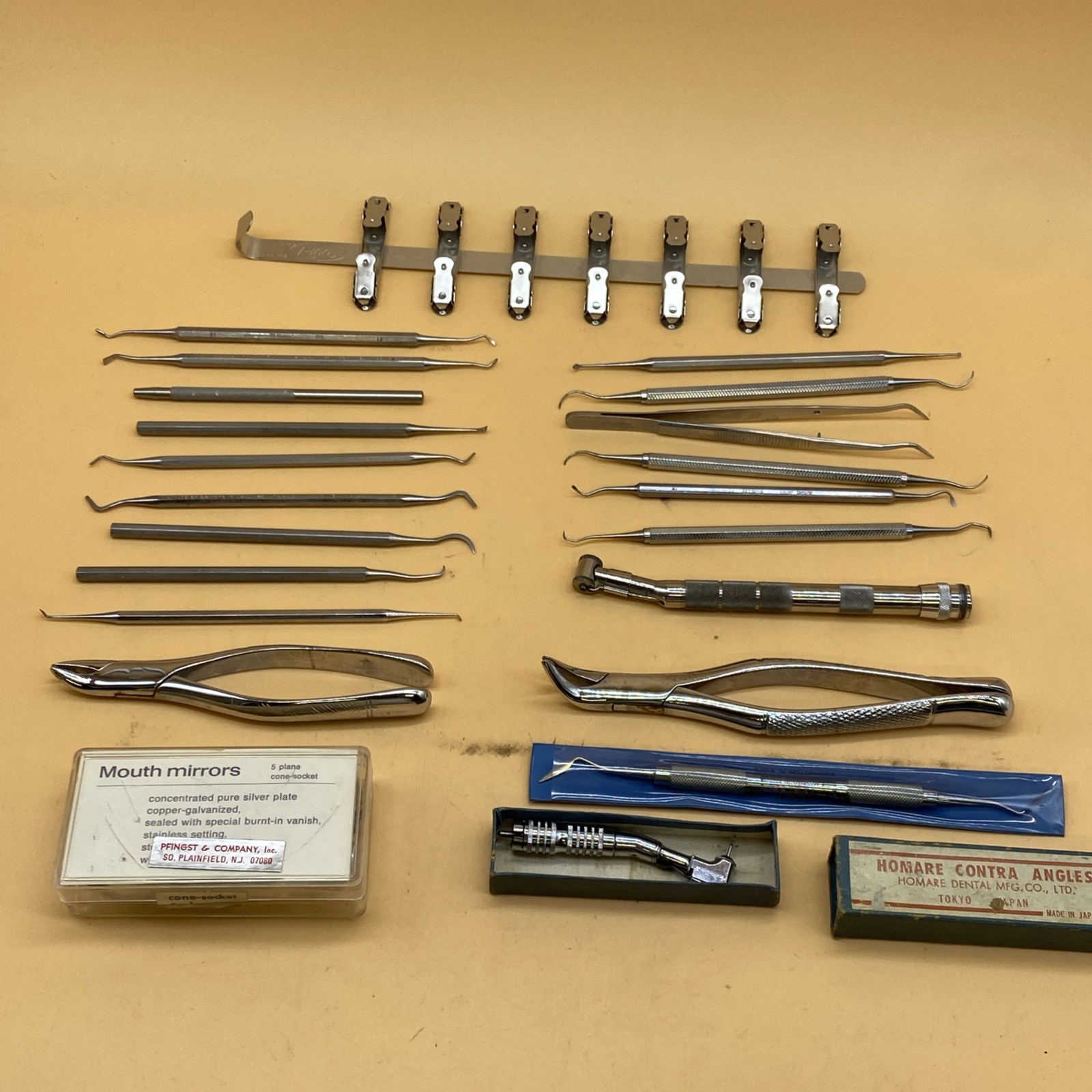 Lot of 20 Dental Dentist Tools Instruments Miltex Homare Rinn Inox American
