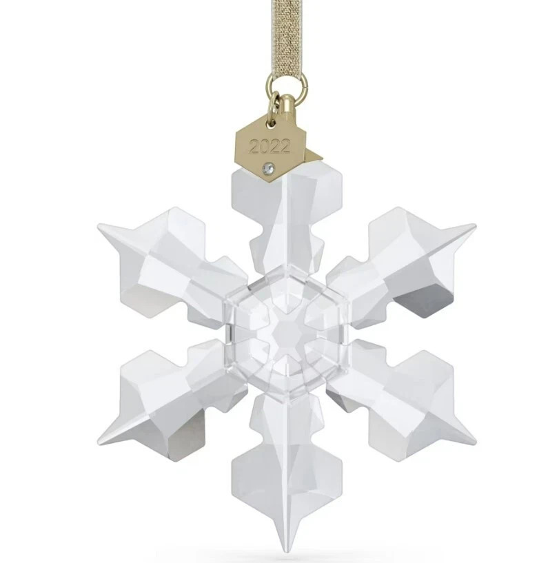 Swarovski Christmas Ornament 2022 Annual Edition Large Clear #5615387 New in Box
