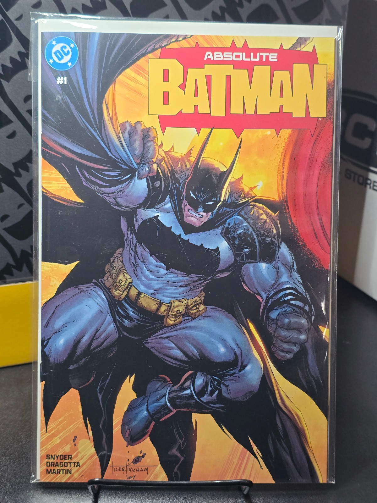 *NEVER OPENED* NM ABSOLUTE BATMAN 1 - Tyler Kirkham Connecting Set ⭐🔑⭐