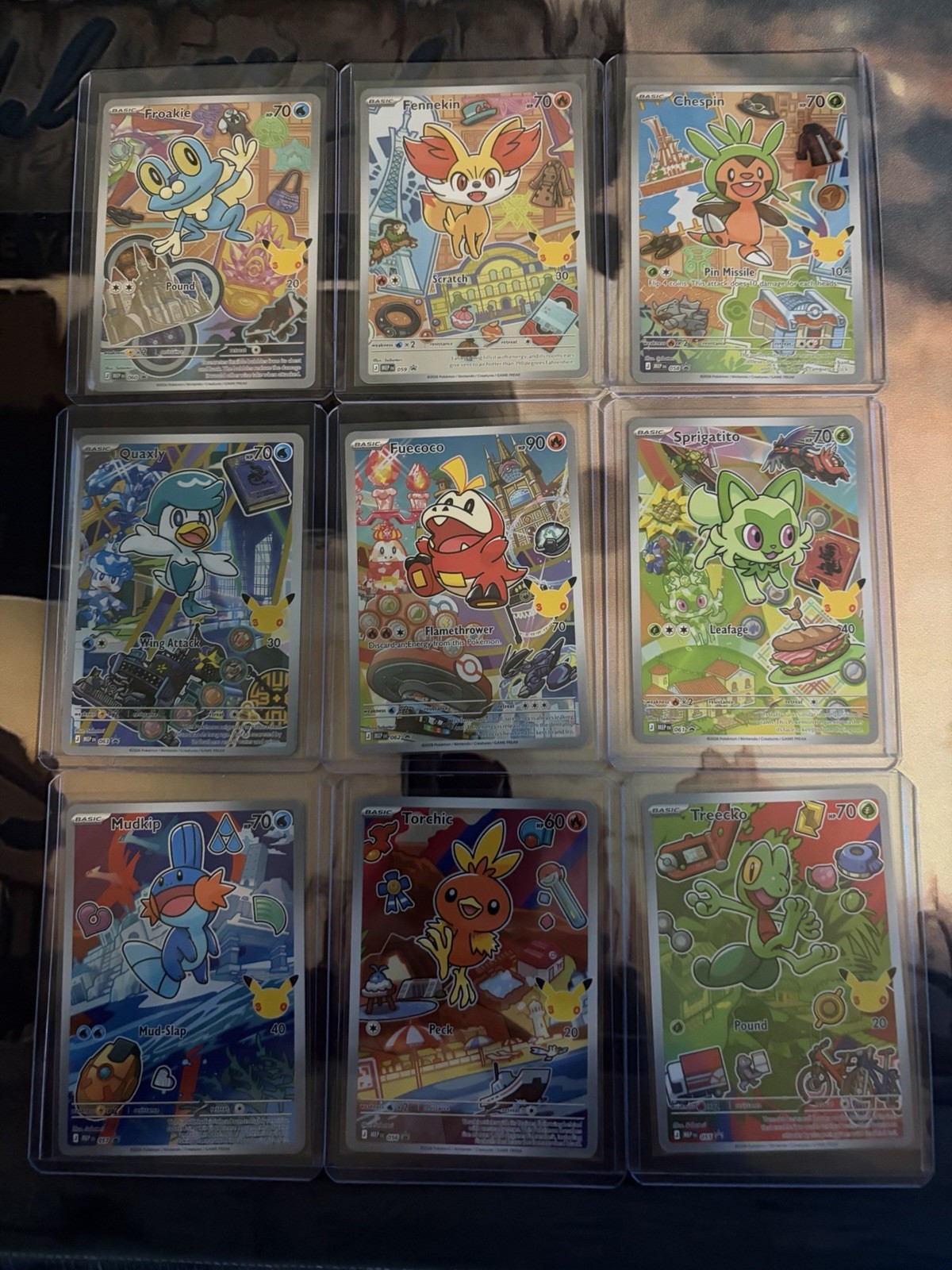 POKEMON FIRST PARTNER SERIES 3 ILLUSTRATION FULL SET OF 9 CARDS MINT POKEMON FIRST PARTNER SERIES 3 ILLUSTRATION FULL SET OF 9 CARDS MINT