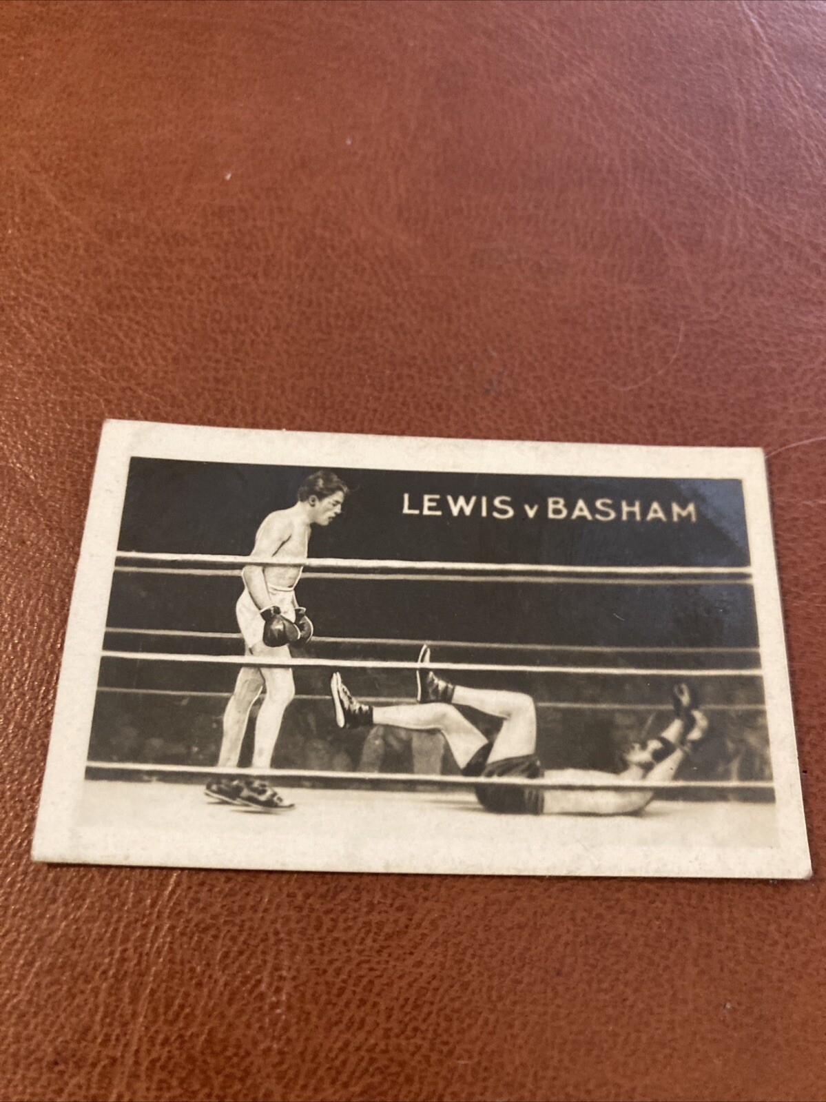 BOXING - FAMOUS KNOCKOUTS - LEWIS V BASHAM - THE ROCKET - 1923