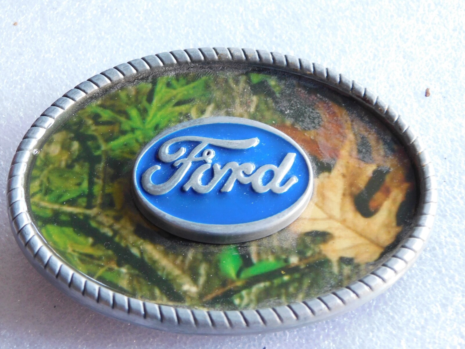 Unusual Ford Motor Co. Emblem Belt Buckle