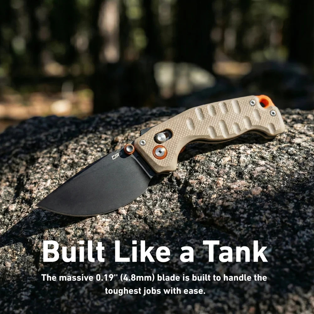 CJRB Doubletap Folding Knife 3.88