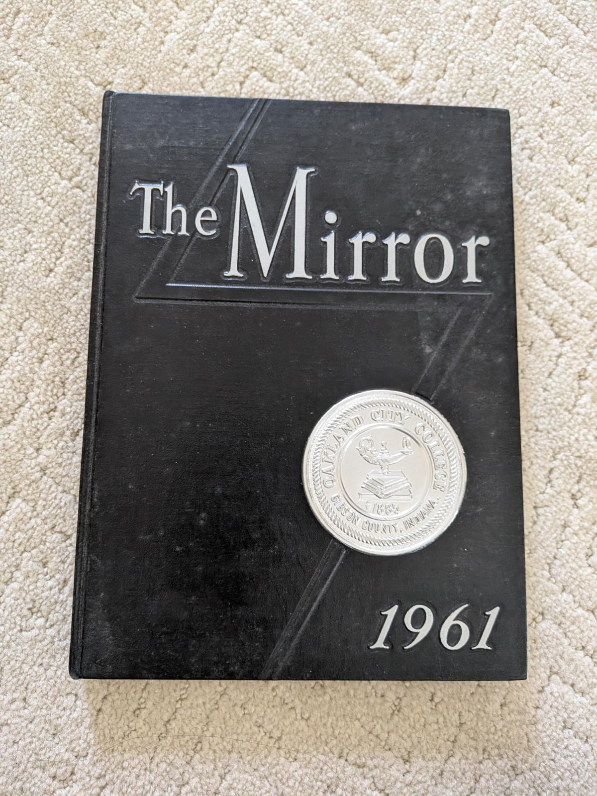 1961 Oakland City College The Mirror Yearbook Indiana vintage