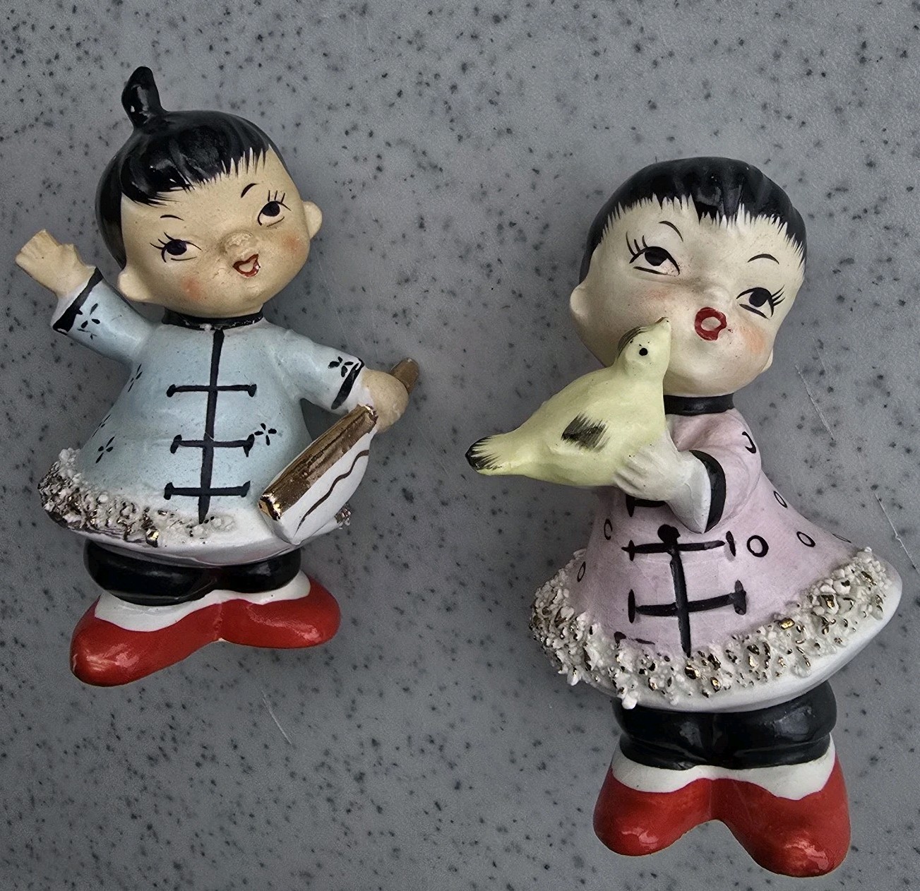 Enesco Japan Oriental  Salt & Pepper Shakers Vintage