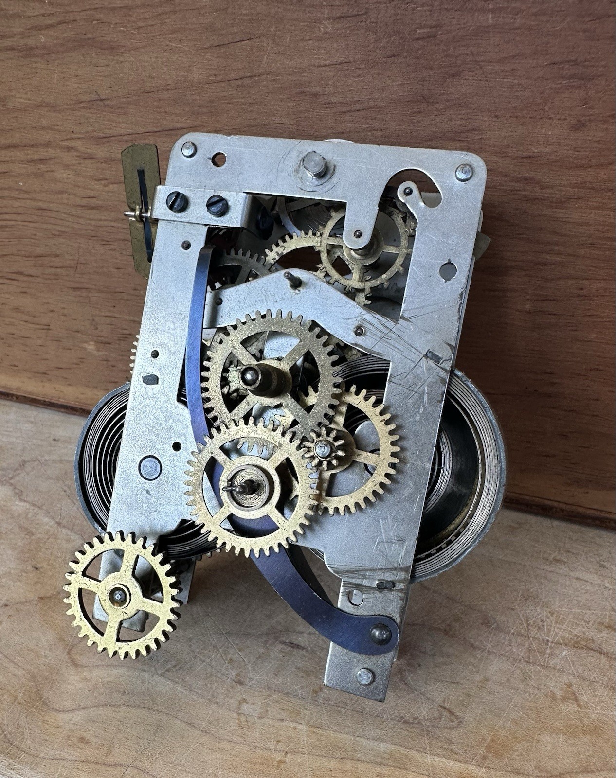 Antique Fredrich Mauthe Shelf Mantle Clock Movement Parts/Repair Vintage Clock