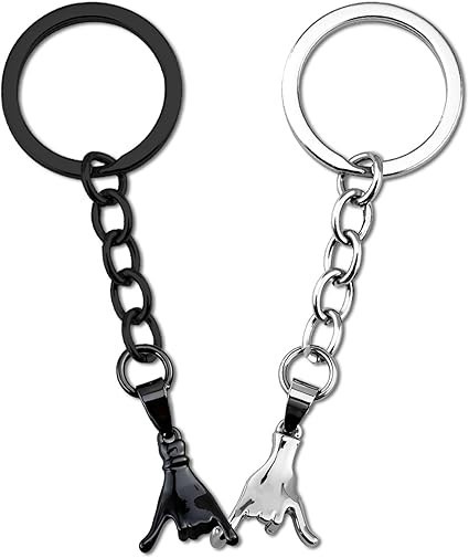 Pinky Promise Gifts for Couple Romantic Keychain for Boyfriend Girlfriend Couple