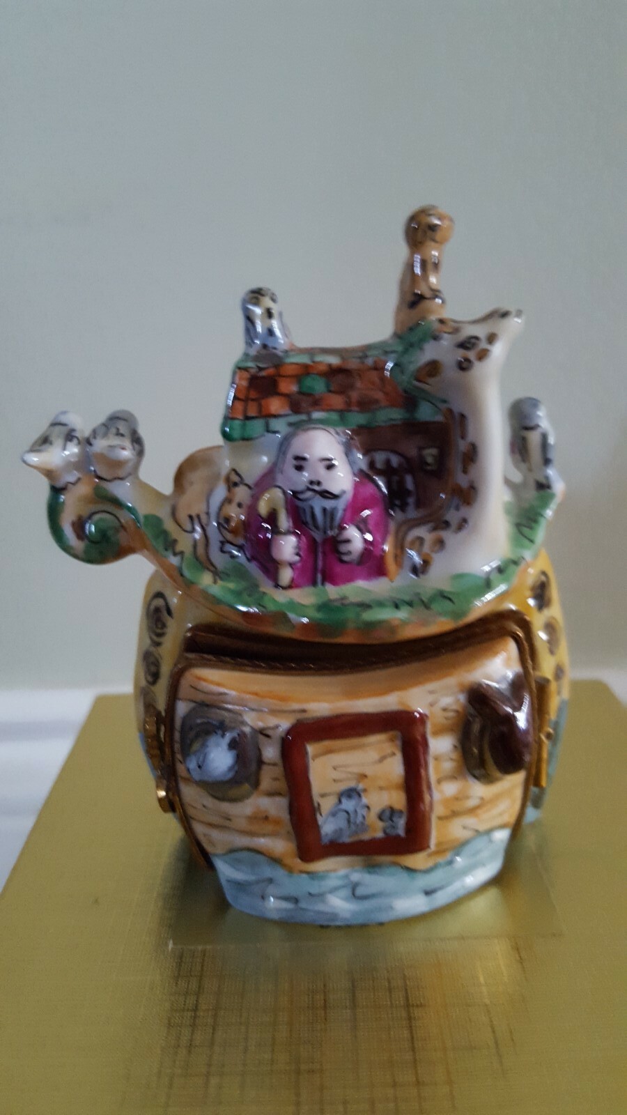 Limoges Noah’s Ark Double Hinged w/Animals Inside & Outside (Beauchamp) #22/500