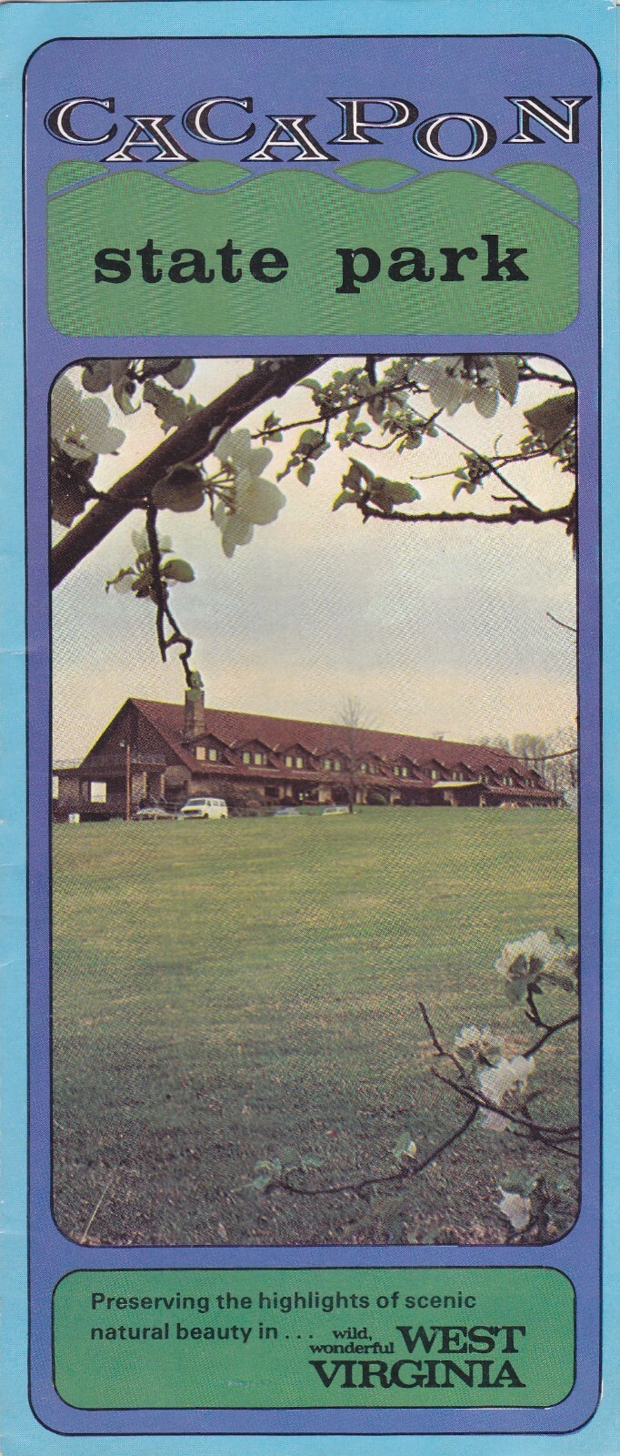 1978 Cacapon State Park West Virginia Brochure 1978 Cacapon State Park West Virginia Brochure