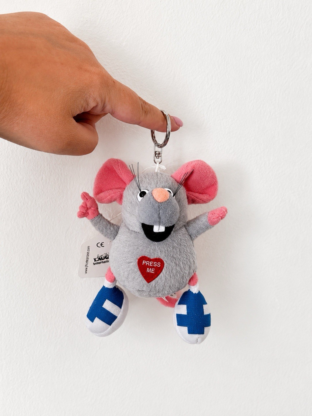 RARE Just For Laughs I Like You Mouse keychain
