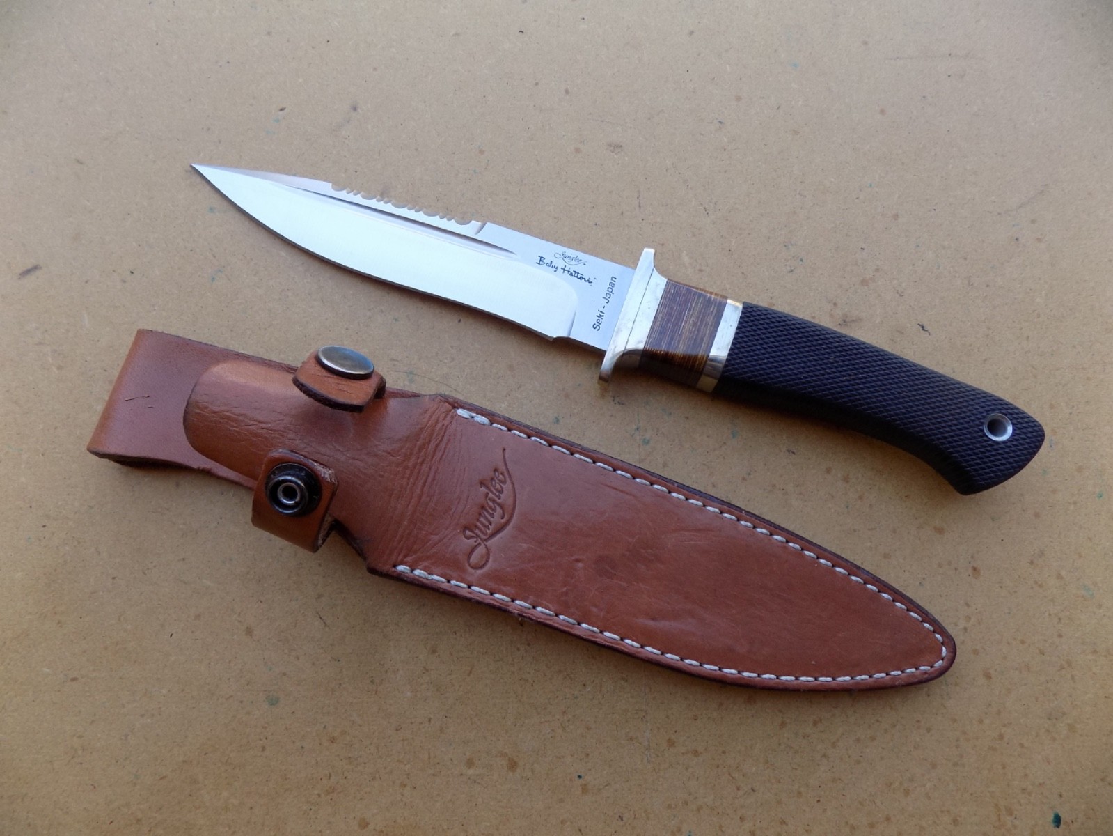 Vintage Junglee Baby Hattori Knife Made in Seki Japan
