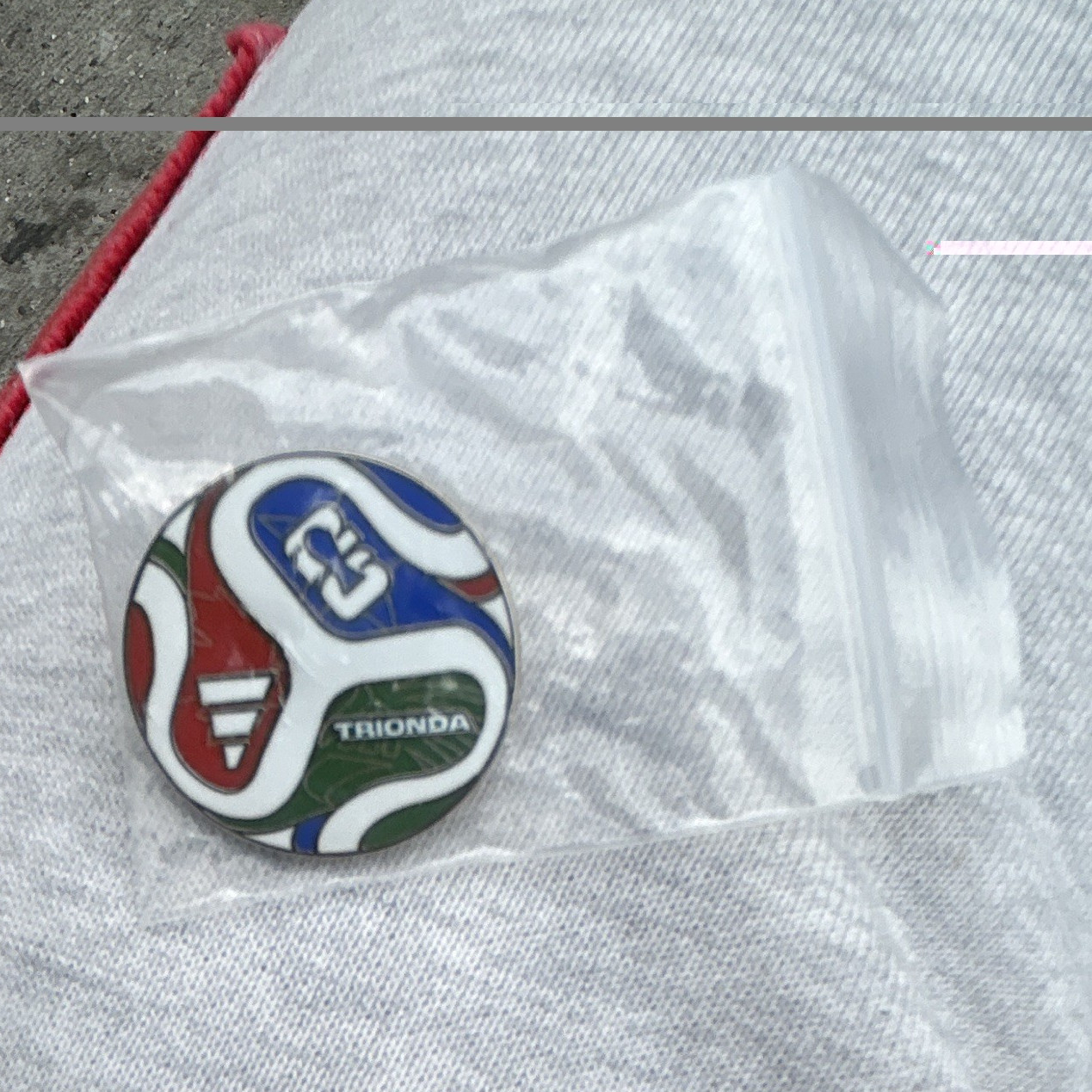 Trionda x Fifa x Adidas 2026 Soccer Ball Design Pinback Button